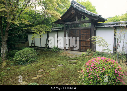 Saiho Route-ji est également connu sous le nom de Koka-dera ou le Temple de la mousse et est de neuf cent ans. Banque D'Images