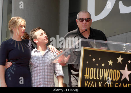 Katey Sagal à son Walk of Fame de Hollywood star cérémonie : Christina Applegate, Ed O'Neill,David Faustino Où : Los Angeles, California, United States Quand : 09 mai 2014 Banque D'Images