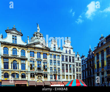 Guilde sur la Grand Place, Bruxelles Banque D'Images