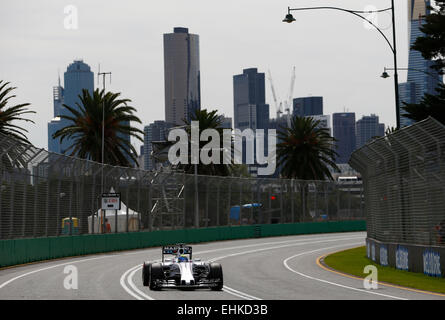 Sport Automobile : Championnat du Monde de Formule 1 de la FIA 2015, Grand Prix d'Australie, # 19 Felipe Massa (BRA, Williams Martini Racing), Banque D'Images