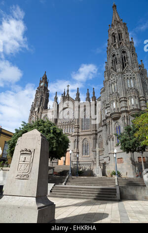 Arucas, église San Juan Bautista, Gran Canaria, îles Canaries, Espagne, Europe Banque D'Images