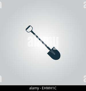 Pelle - Vector icon Banque D'Images