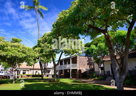 Baldwin Historique Accueil sur Front Street, Lahaina, Maui, Hawaii, USA Banque D'Images