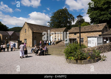 Eyam Peste historique village de l'Angleterre Derbyshire Peak District Banque D'Images