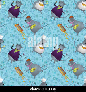 Les rats, transparente, artiste et chanteur de Cook Banque D'Images