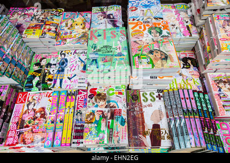 Comics Manga, Tokyo, Japon Banque D'Images