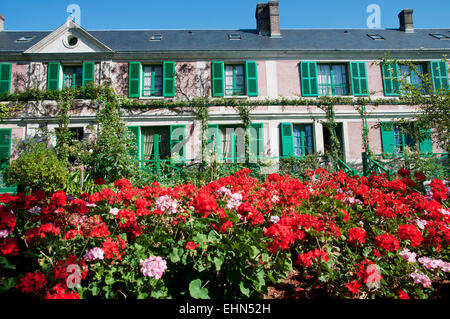 La maison et le jardin de Claude Monet Giverny Departement Eure France Europe Banque D'Images