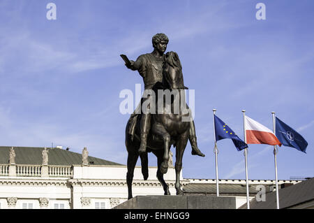 Le prince Józef Antoni Poniatowski. Banque D'Images