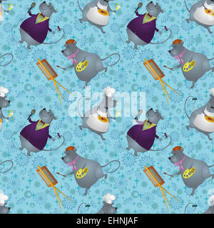 Les rats, transparente, artiste et chanteur de Cook Banque D'Images