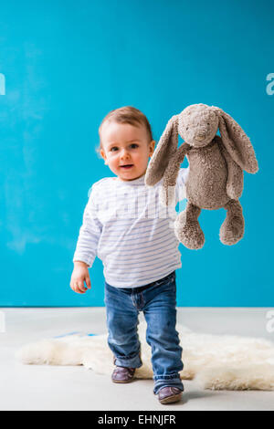 18 mois bébé garçon. Banque D'Images