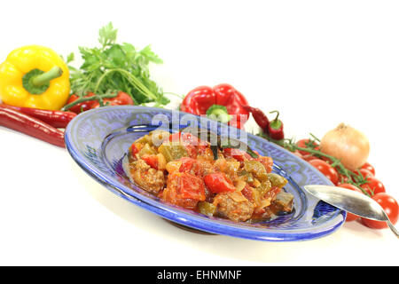 Tajine de Kefta Banque D'Images