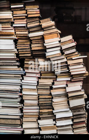 Pile de livres. Banque D'Images