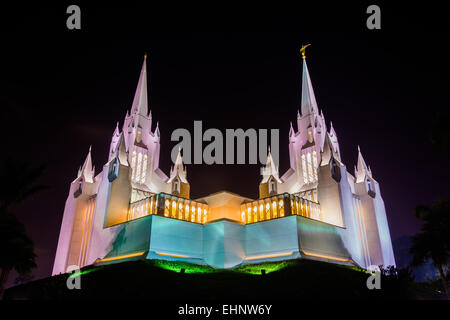 L'Église de Jésus-Christ des Saints des Derniers Temple à San Diego, Californie. Banque D'Images