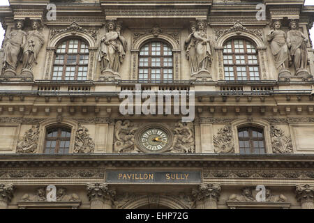 Aile Renaissance du Musée du Louvre à Paris, France. Banque D'Images