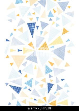 Flèches texturé de couleur de fond transparente vertical triangles Banque D'Images