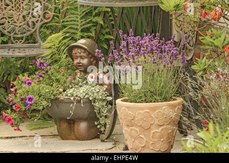 Jardin ornements de Stavanger en Norvège Banque D'Images