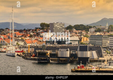 Musée de l'huile dans la ville de Stavanger en Norvège Banque D'Images