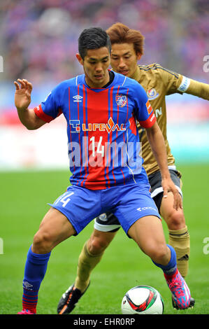 Tokyo, Japon. 14Th Mar, 2015. Yoshinori Muto (FC Tokyo) Football /Français : 2015 J1 match de championnat entre FC Tokyo 0-0 Yokohama F Marinos au Ajinomoto Stadium à Tokyo, au Japon . © AFLO/Alamy Live News Banque D'Images