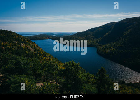 Vue depuis le Nord, Bulle dans l'Acadia National Park, Maine. Banque D'Images