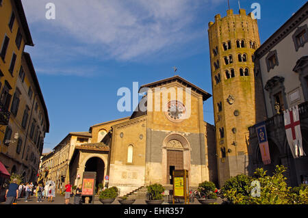 Orvieto, Église Sant Andrea, la province de Terni, Ombrie, Italie Banque D'Images