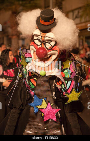 Costume d'imagination au carnaval, Santa Cruz de Tenerife, Tenerife, Canaries, Espagne Banque D'Images