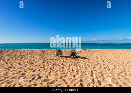 Kauai, Hawaii, USA - 31 août 2013 : les touristes en Haena beach tropical isolé exotiques dans l'île de Kauai, Hawaii, USA Banque D'Images