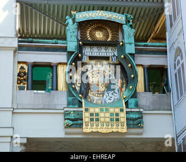 Ankeruhr, Hoher Markt, Vienne Banque D'Images