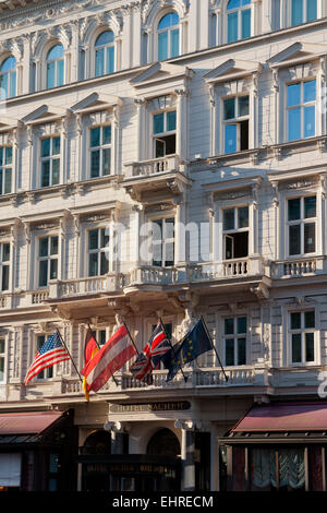 L'hôtel Sacher, à Vienne Banque D'Images