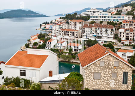 Vue panoramique de Neum en Bosnie et Herzégovine Banque D'Images