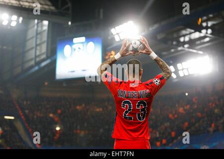 Gregory VAN DER WIEL - 11.03.2015 - Chelsea/Paris Saint Germain - 1/8Finale Champions League.Photo : Johnny Fidelin/Icon Sport Banque D'Images