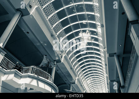 D'un balcon et le plafond de Towson Town Center, Maryland. Banque D'Images