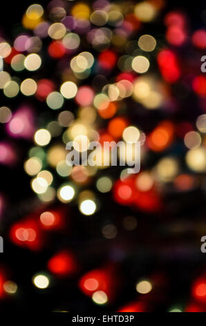 Résumé flou flou d'arrière-plan couleur des feux Banque D'Images