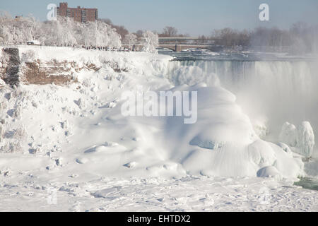 American Falls Niagara Falls en hiver Banque D'Images