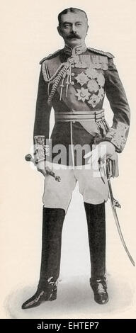 Le Maréchal Horatio Herbert Kitchener, comte Kitchener, 1850 - 1916. La Maréchal, diplomate et homme d'État. Banque D'Images