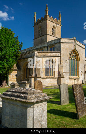 Église paroissiale Saint Édouard, Stow on the Wold, les Cotswolds, Gloucestershire, England, UK Banque D'Images