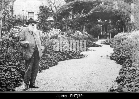 La maison de Claude Monet à Giverny, EURE (27), NORMANDIE, France Banque D'Images