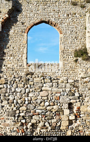 Une partie des ruines à Greyfriars à Suffolk, UK Banque D'Images