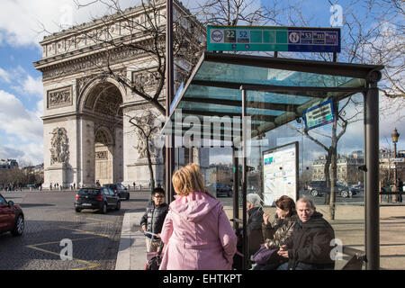 ILLUSTRATION DE LA VILLE DE PARIS, (75) ILE-DE-FRANCE, FRANCE Banque D'Images