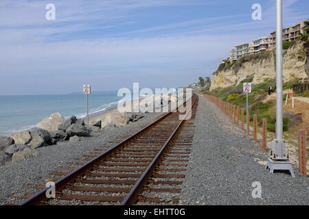 San Clemente Pier, San Clemente, CA et alentours Banque D'Images