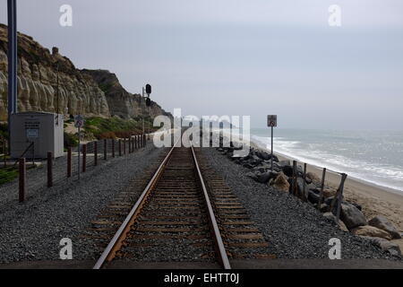 San Clemente Pier, San Clemente, CA et alentours Banque D'Images