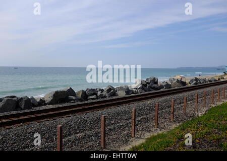 San Clemente Pier, San Clemente, CA et alentours Banque D'Images