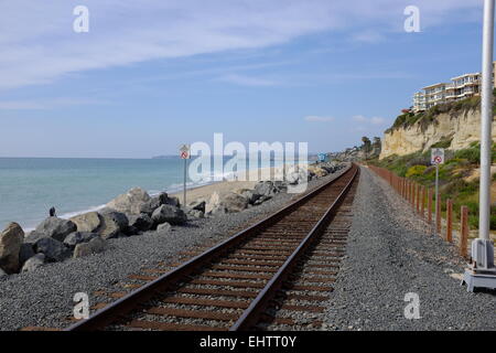 San Clemente Pier, San Clemente, CA et alentours Banque D'Images