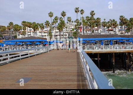 San Clemente Pier, San Clemente, CA et alentours Banque D'Images