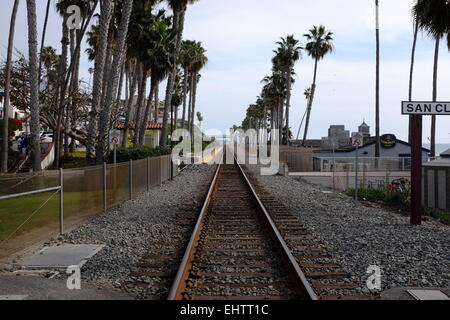 San Clemente Pier, San Clemente, CA et alentours Banque D'Images