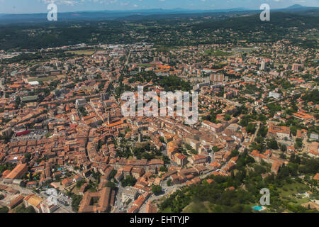 Vue aérienne de Draguignan, Var (83), Région PACA, France Banque D'Images