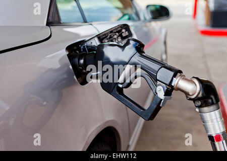 La pompe à gaz montés sur véhicule - USA Banque D'Images