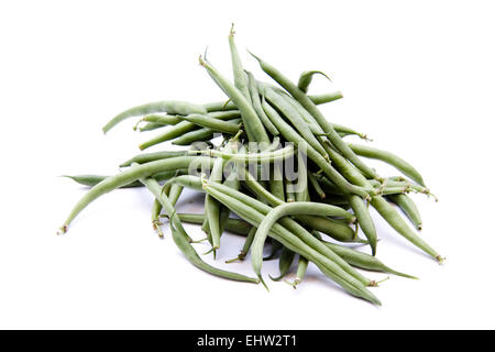 Haricots verts frais Banque D'Images