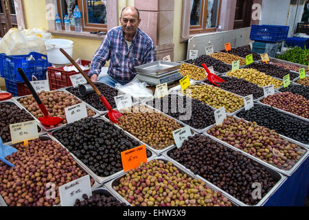 La Riviera d'olive, sur la mer Egée, en Turquie Banque D'Images