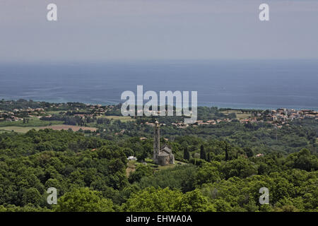 San Nicolao, Santu Niculaiu, Corse, France Banque D'Images