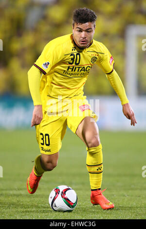 Chiba, Japon. 13Th Mar, 2015. Cristiano (Reysol) Football/soccer : J1 2015 1ère phase ligue match entre Kashiwa Reysol 1-1 Vegalta Sendai à Kashiwa Hitachi Stadium à Chiba, Japon . © Ito Shingo/AFLO SPORT/Alamy Live News Banque D'Images